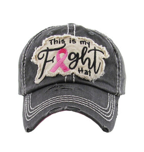 This Is My Fight Hat Vintage Baseball Cap