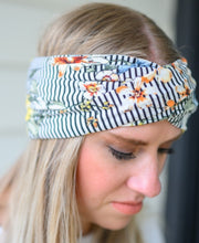 Vintage Stripes Women's Wide Headband