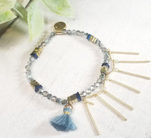 Erimish Blue Oceans Charm Bracelet