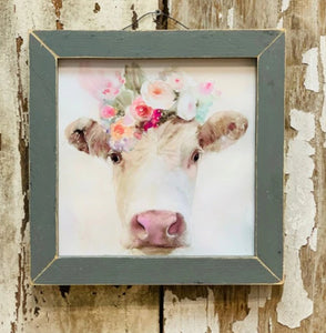 *FINAL SALE* "Betsy" Cow Print