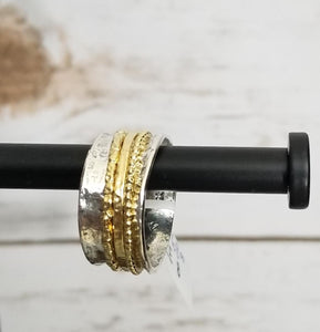 Oxidized Two Tone Multi-Band Spin Ring