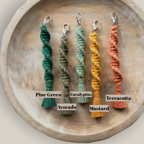 Macrame keychains