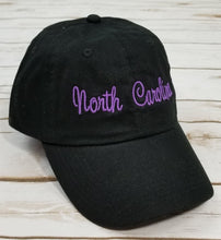 *FINAL SALE* North Carolina Baseball Cap (Black/Purple)