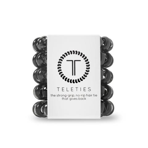 Jet Black Teleties TINY