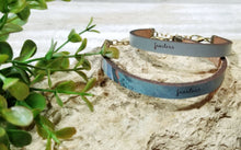 "fearless" Adjustable Leather Bracelet