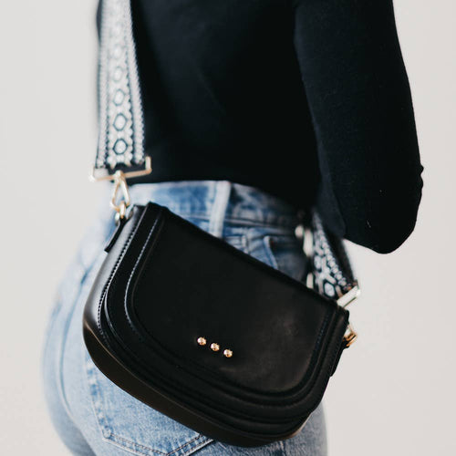 Serenity Saddle Bag - Black