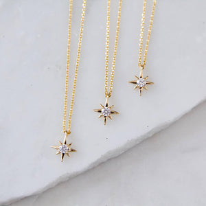 Mini Star Necklace - Gold