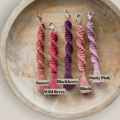 Macrame keychains