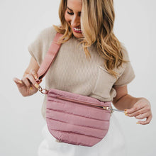 Jolie Puffer Belt Bag: Pink