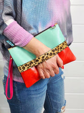 Luca Leather and Hair on Hide Wristlet Clutch Crossbody Bag