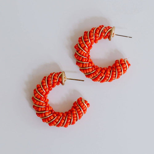 MM Eva Earrings Red